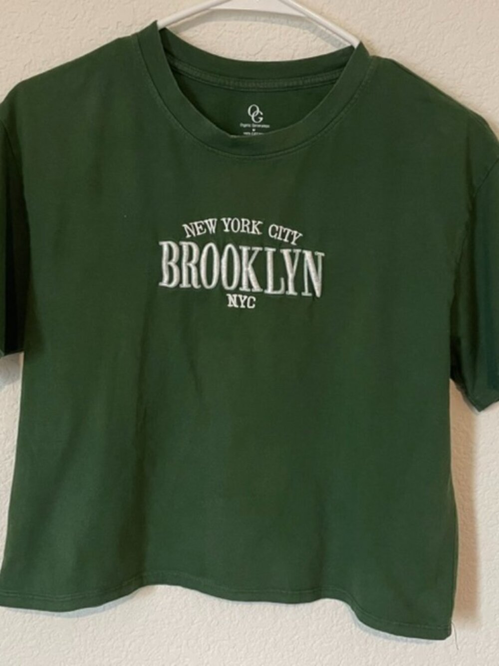 Women's Organic Generation Cropped T-Shirt Size Medium
